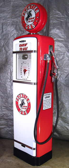 Gilbert & Barker 96C Frontier Gas Pump - Reverse View