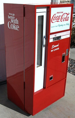 Coca Cola Vendo 56 Machine - Left View