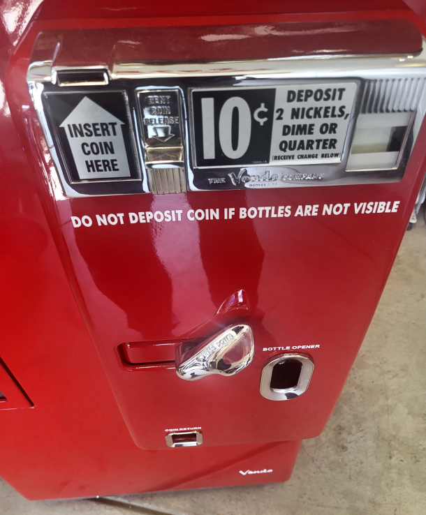 Coca Cola Vendo 81-D - Rear Panel